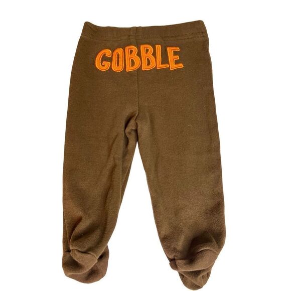 Thanksgiving Infant 0-3M “Daddy’s Little Turkey” 2 Piece Outfit Same Day Shipout - Picture 4 of 11